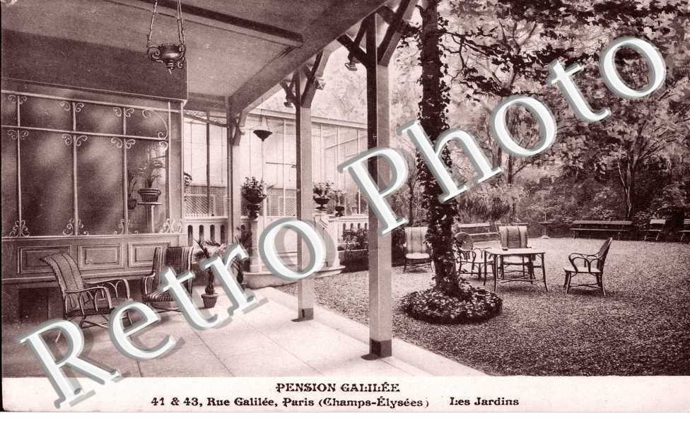 41-43 rue Galilee  -  Pension Galilee, les Jardins