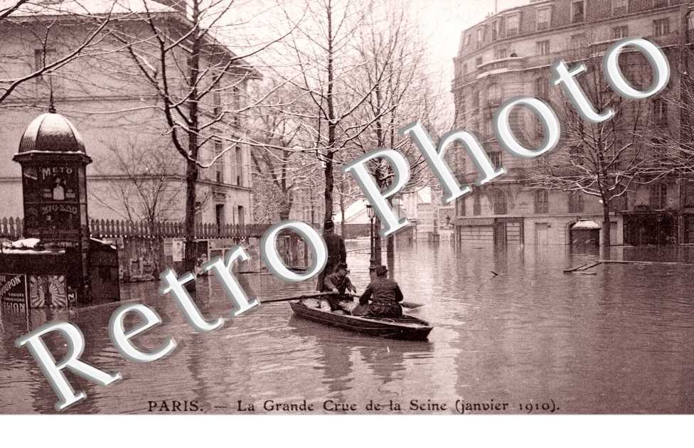 Inondations 1910, Sapeurs du Ier Genie Rue Gros
