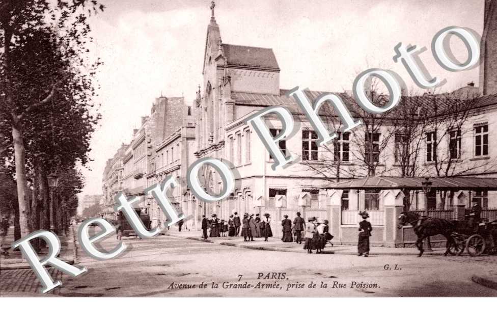 Avenue de la Grande Armee, prise de la rue Poisson
