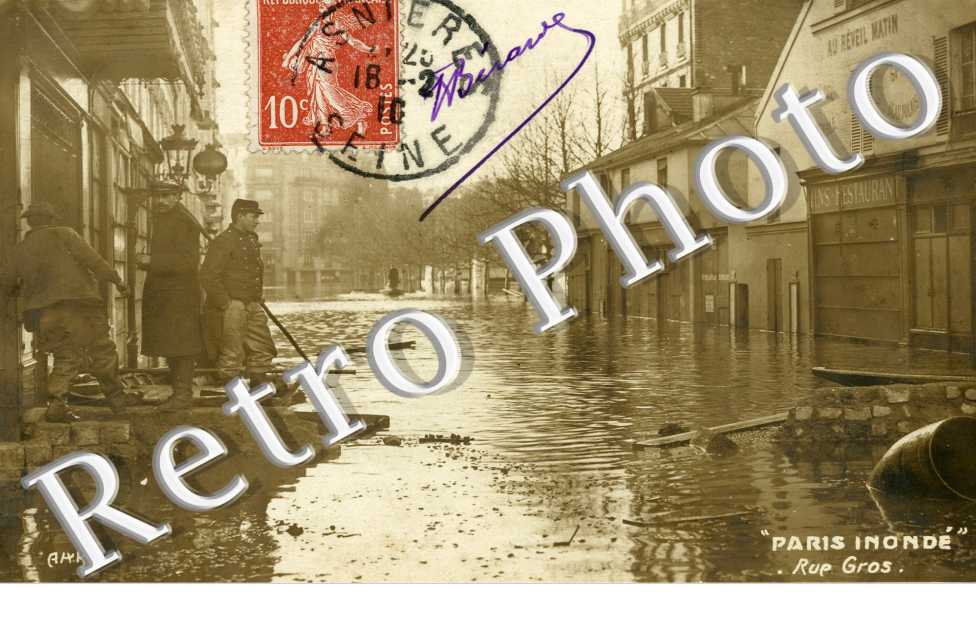 Crue de la Seine, Rue Gros
