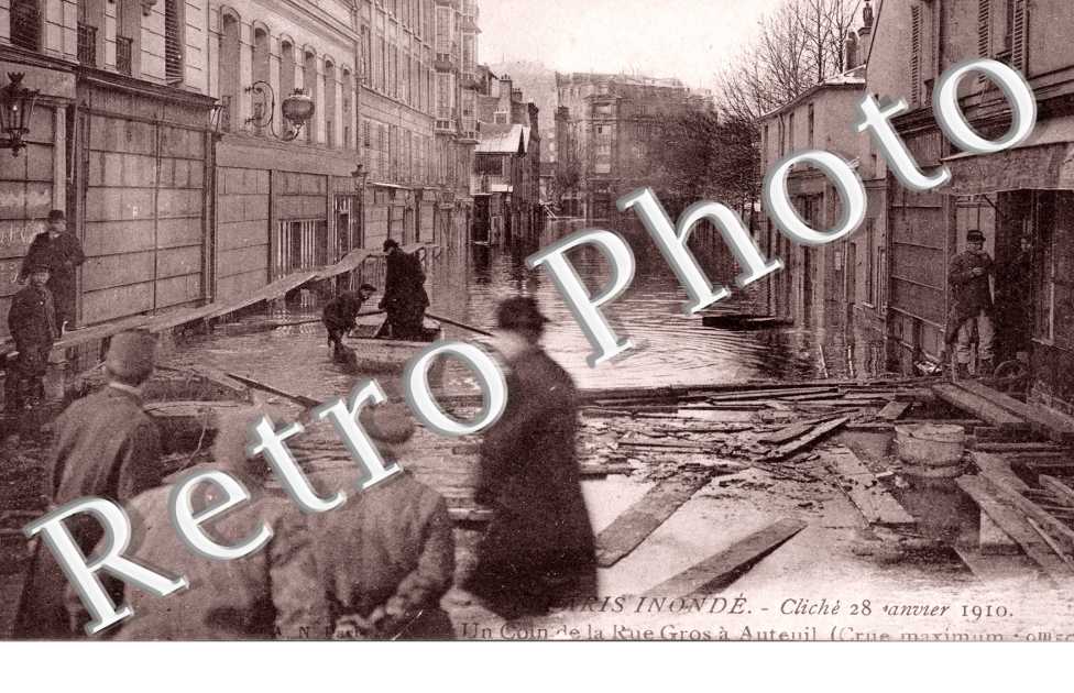 Inondations 1910, Rue Gros