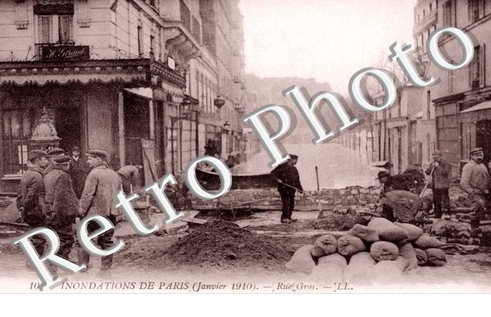 Inondations 1910, Rue Gros
