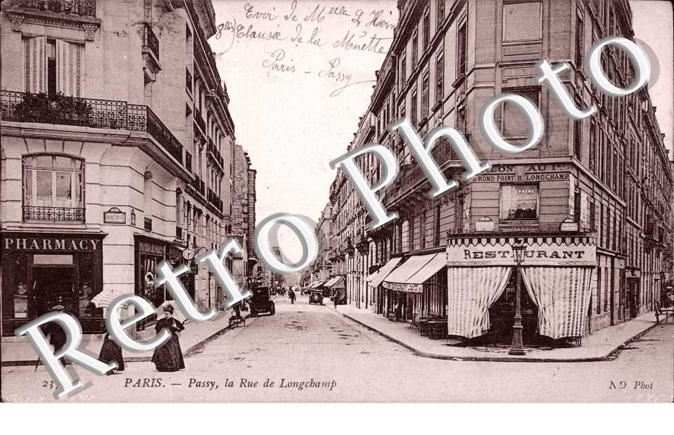 Passy, Rue de Longchamp