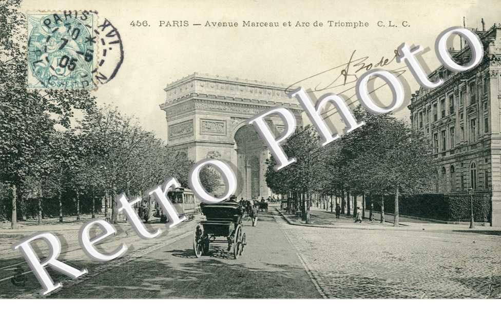 Avenue Marceau et arc de triomphe