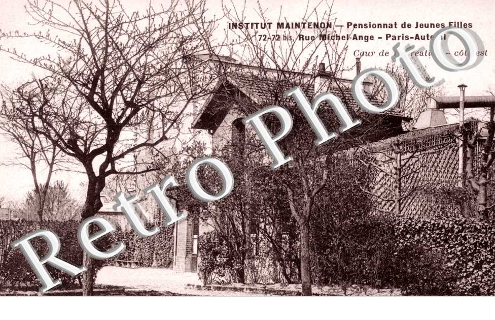Institut Maintenon, Pensionnat de Jeunes Filles