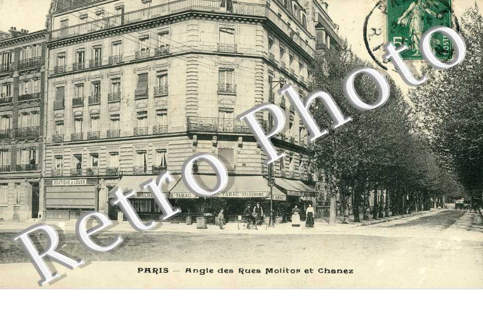 Angle des Rues Molitor et Chanez