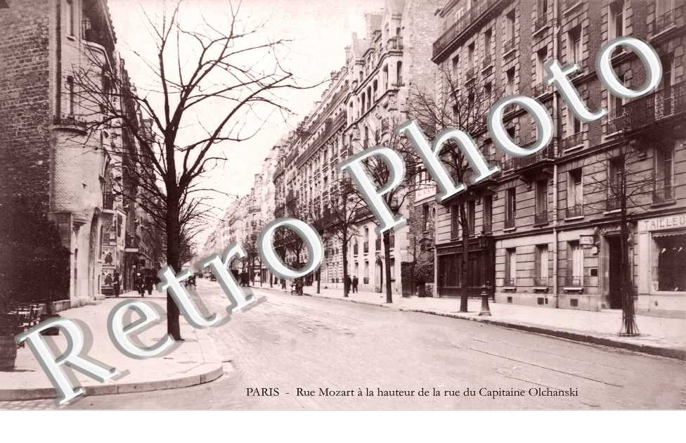 Avenue Mozart (hauteur de la Rue du Capitaine Olchanski)