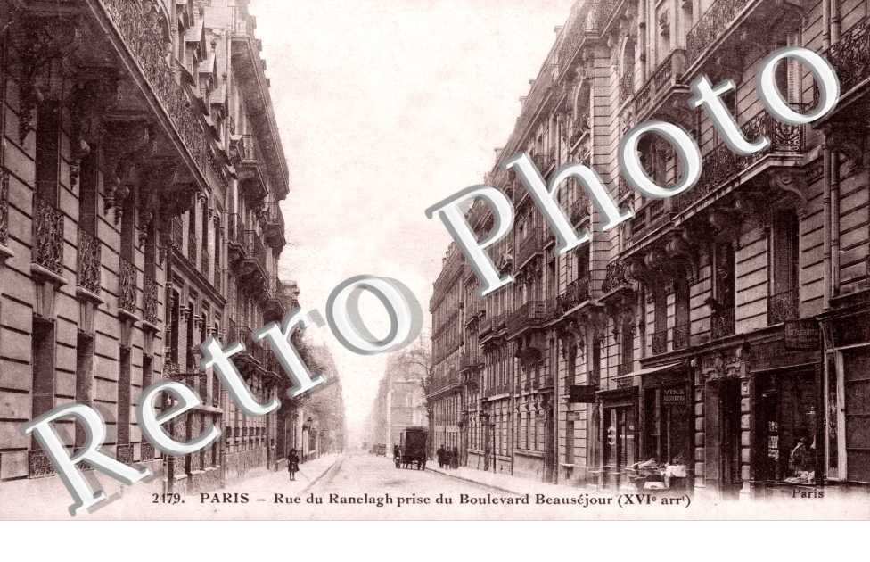 Rue du Ranelagh prise du boulevard Beauséjour