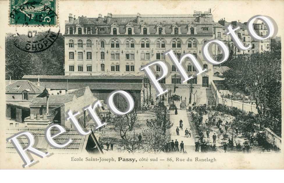 89 rue du Ranelagh Ecole Saint Joseph, Passy