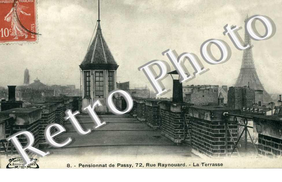  Pensionnat de Passy 72 rue Raynouard - la Terrasse