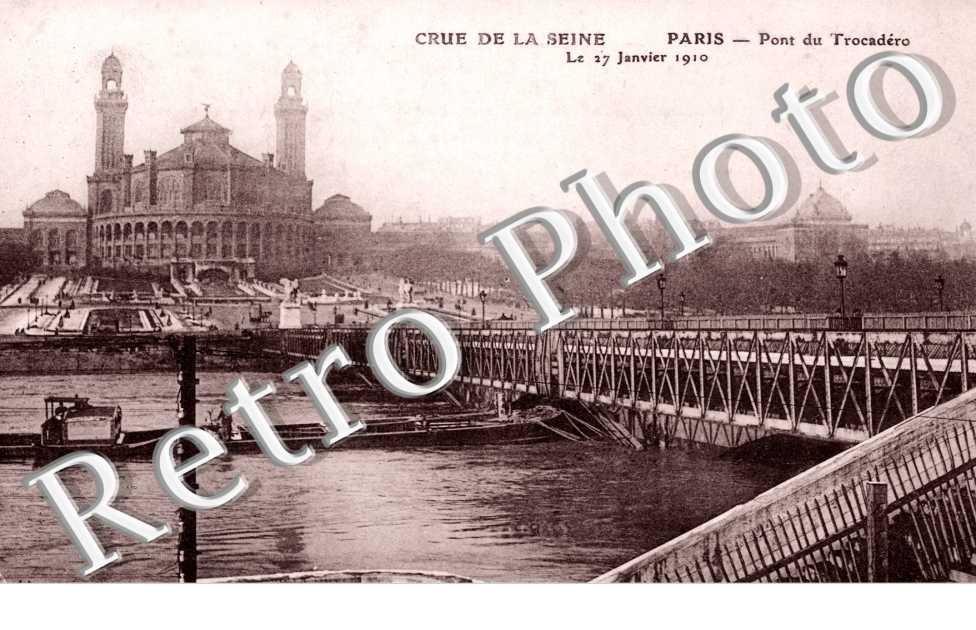 Pont du Trocadero, Inondations 1910