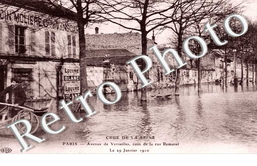 photos ancienne de mon village Inondations 1910, Avenue de Versailles, coin de la rue Remusat 75 photos ancienne de mon village Inondations 1910, Avenue de Versailles, coin de la rue Remusat 75
