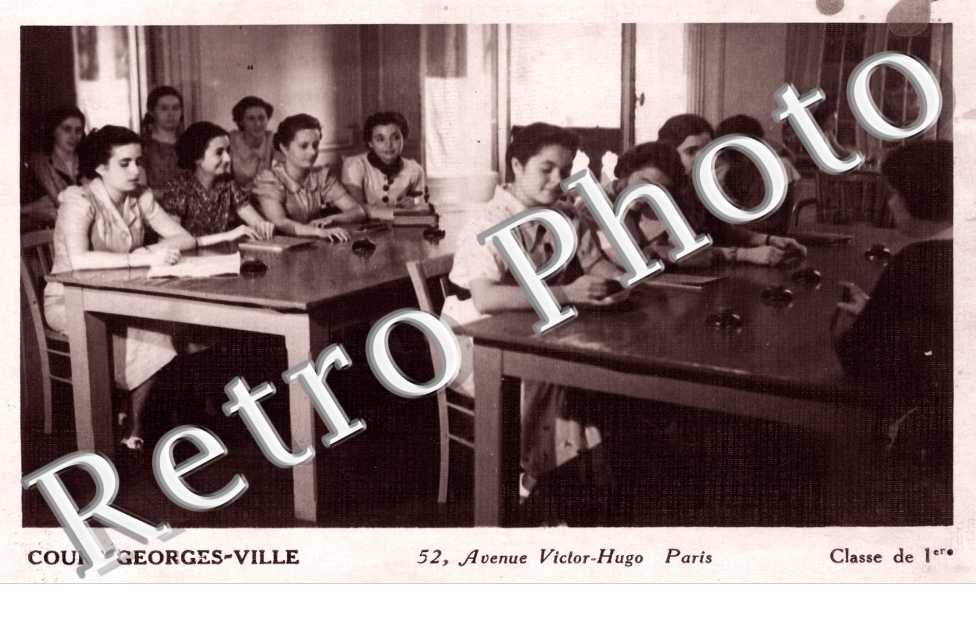 Cours Georges Ville, Avenue Victor Hugo, Classe de 1ere