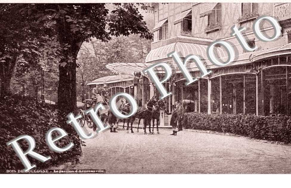 Bois de Boulogne, le Pavillon d'Armenonville