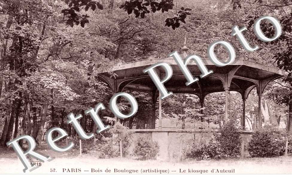 Bois de Boulogne le kiosque d'Auteuil