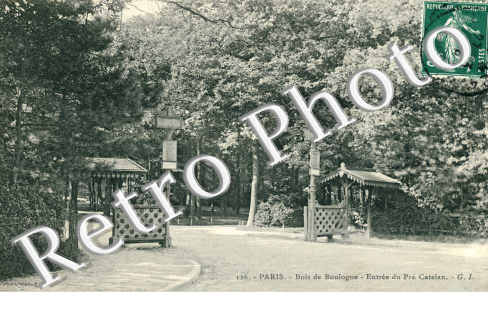 Bois de Boulogne entree du Pre Catalan