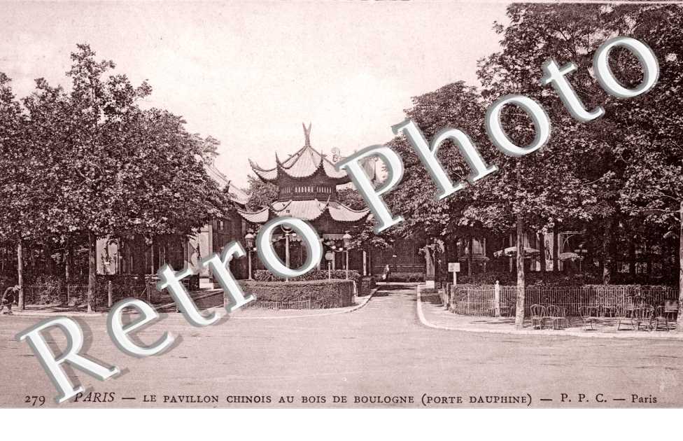 Au Bois de Boulogne Pavillon chinois Porte Dauphine