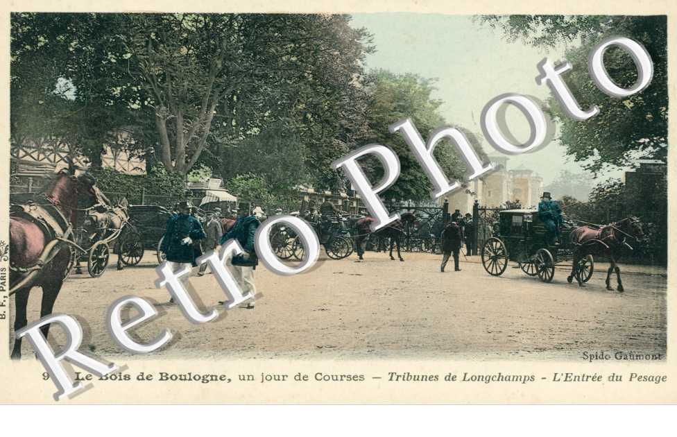 Le Bois de Boulogne, un Jour de Courses