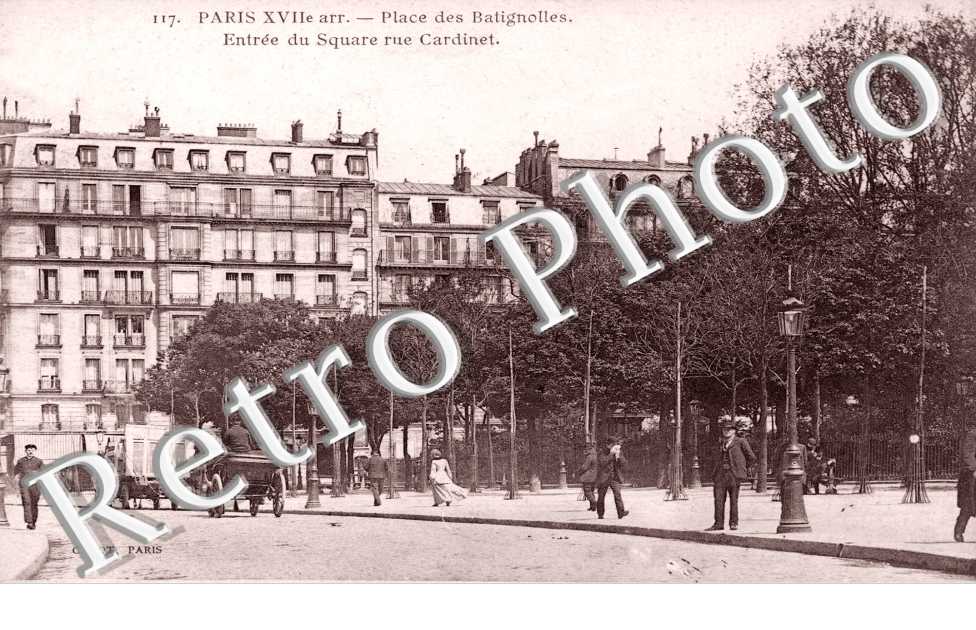 Place des Batignolles, Entree du Square Rue Cardinet