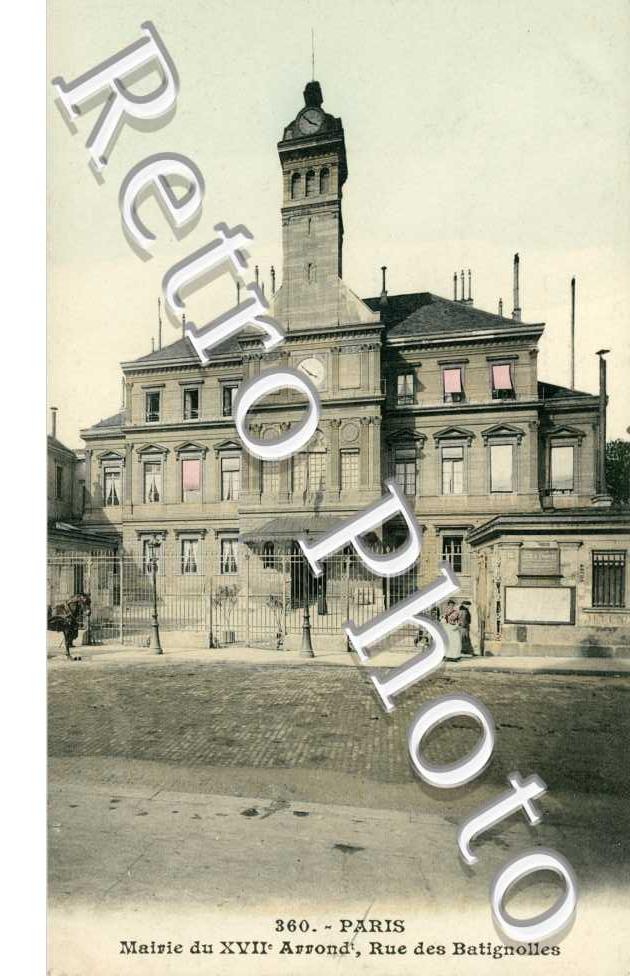 Mairie et Rue des Batignolles