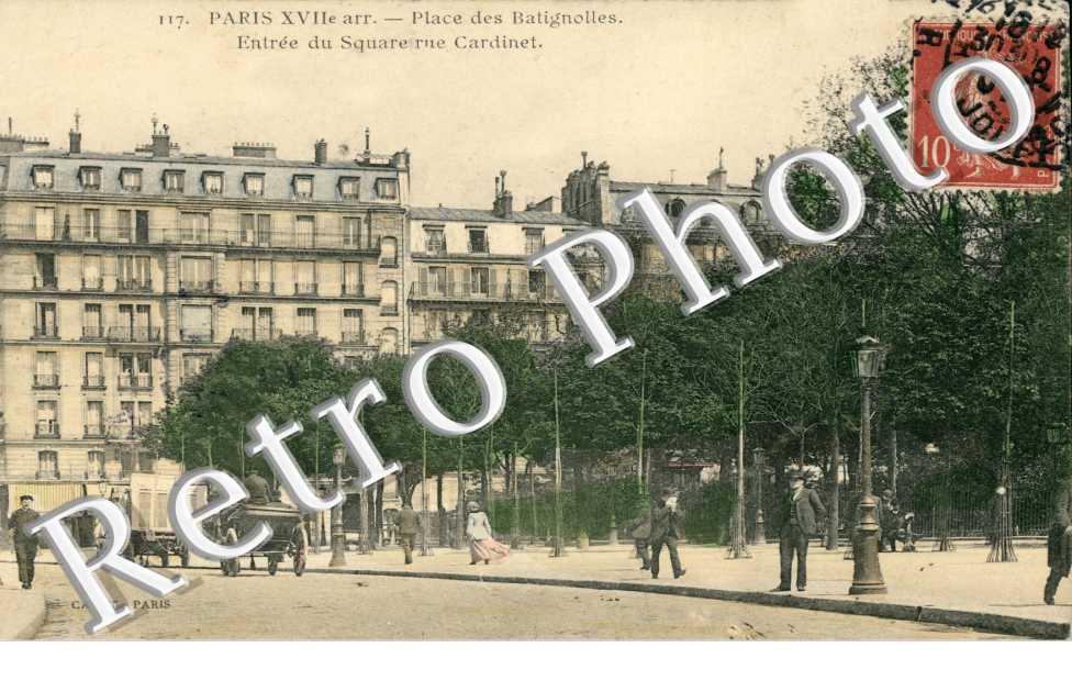Place des Batignolles, Entree du Square Rue Cardinet