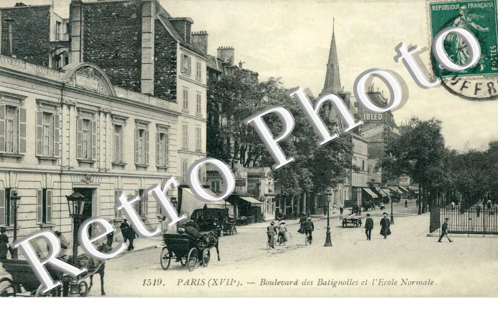 Boulevard des Batignolles et l&#039;Ecole Normale