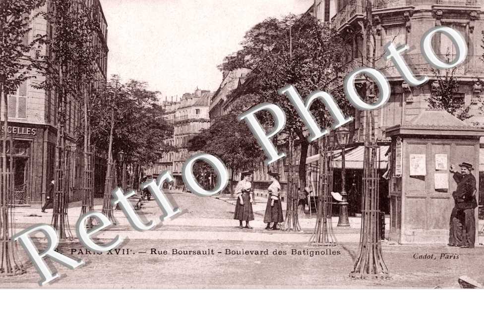 Rue Bourseault, Boulevard des Batignolles