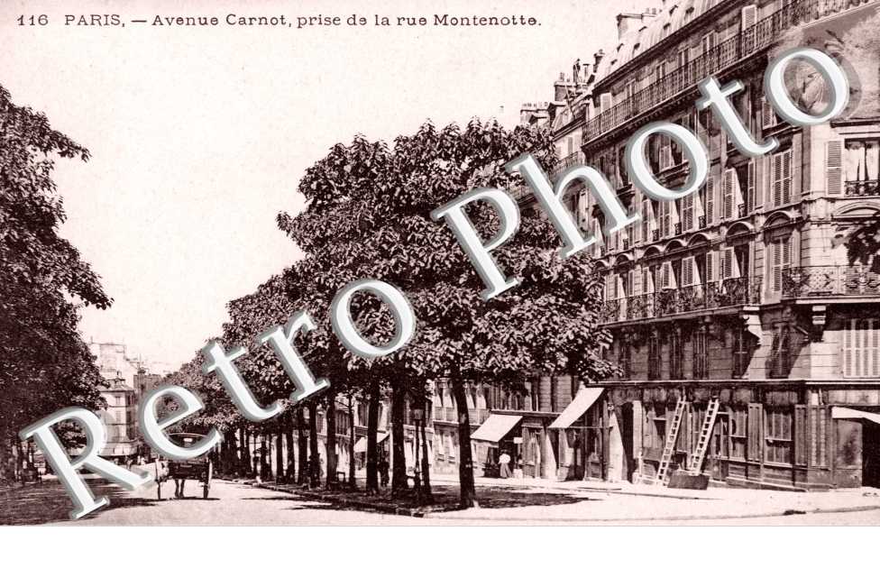 Avenue Carnot prise de la rue Montenotte