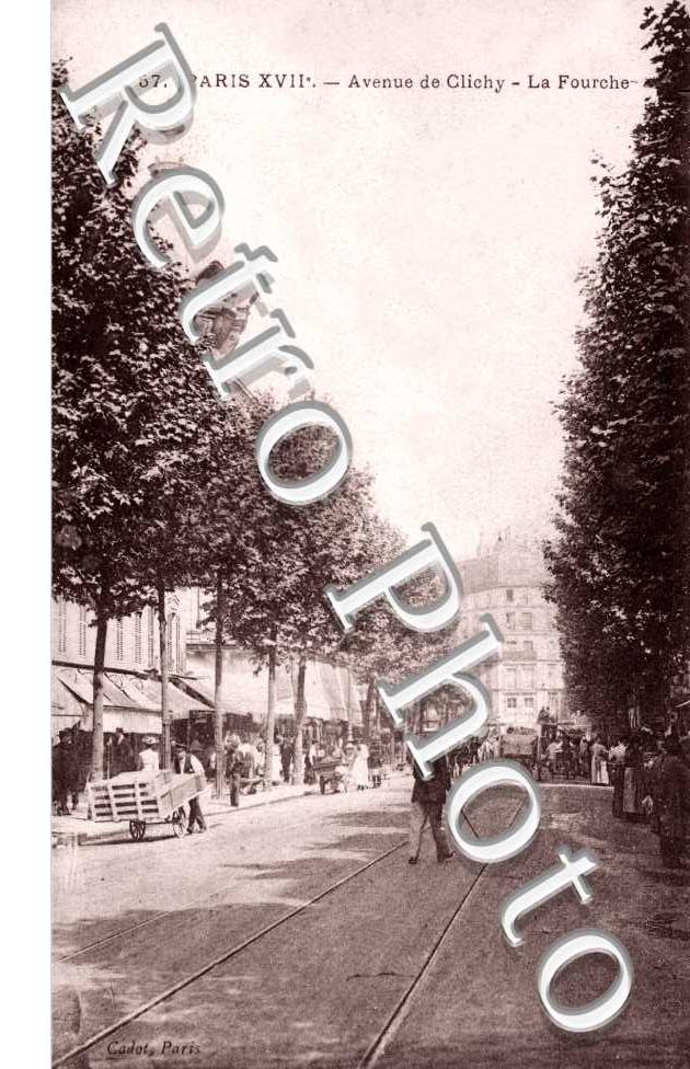 Avenue de Clichy, la Fourche
