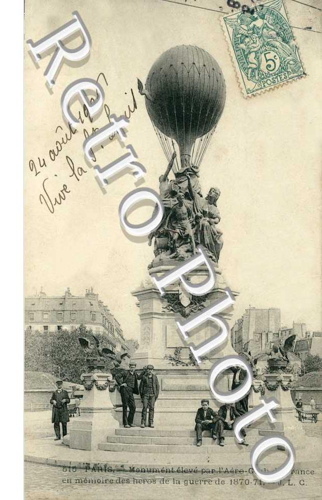 Monument de l&#039;Aero Club de France en memoire des heros de la guerre de 1870