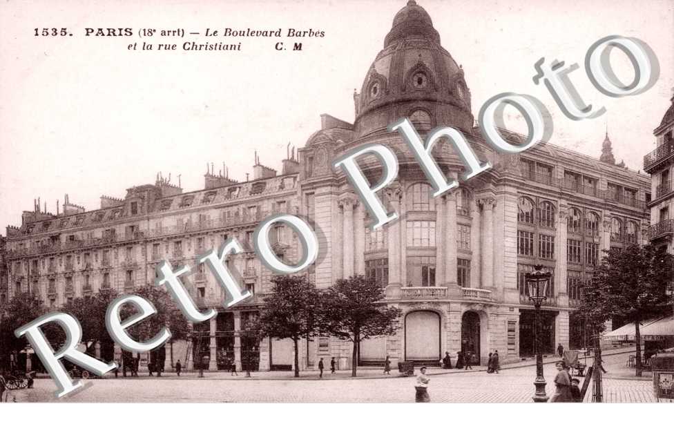 Boulevard Barbes et Rue Christiani