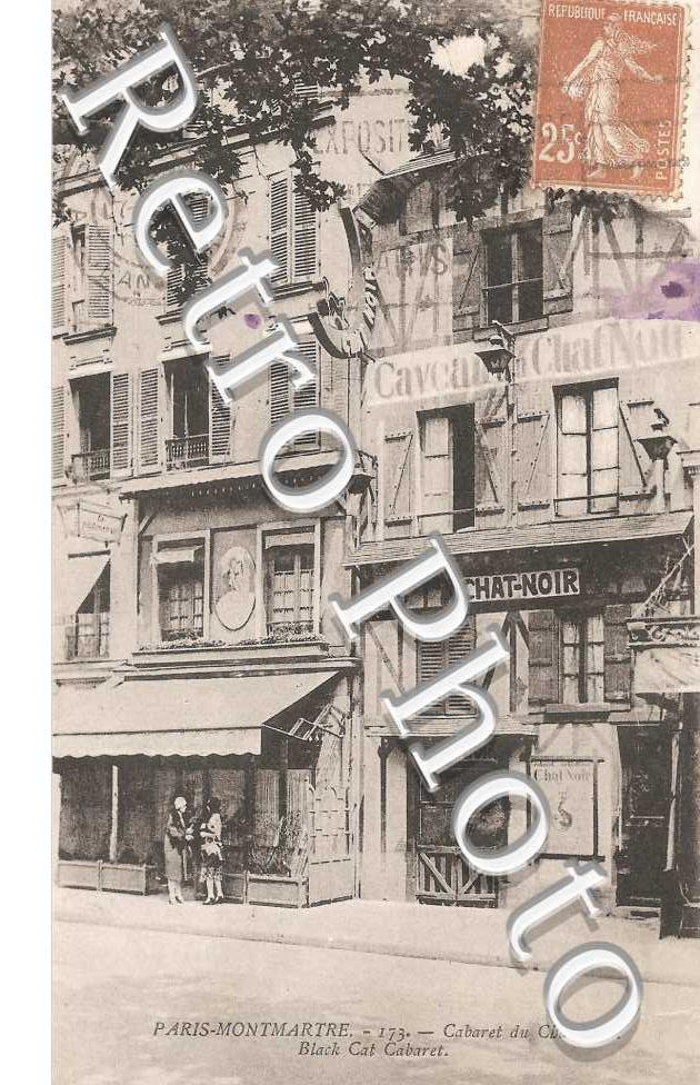 Boulevard de Clichy Cabaret du Chat Noir