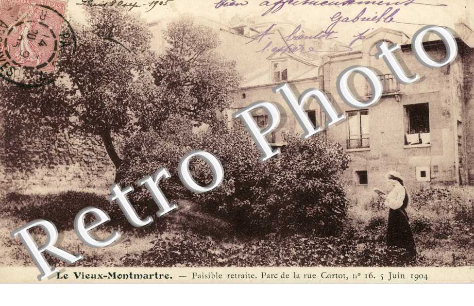 Montmartre Parc de la rue Cortot