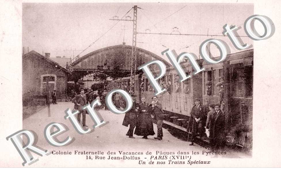 Colonie Fraternelle des Vacances de Paques, un des Trains Speciaux