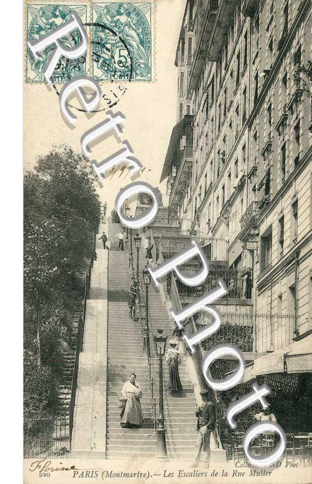 rue Muller, les escaliers
