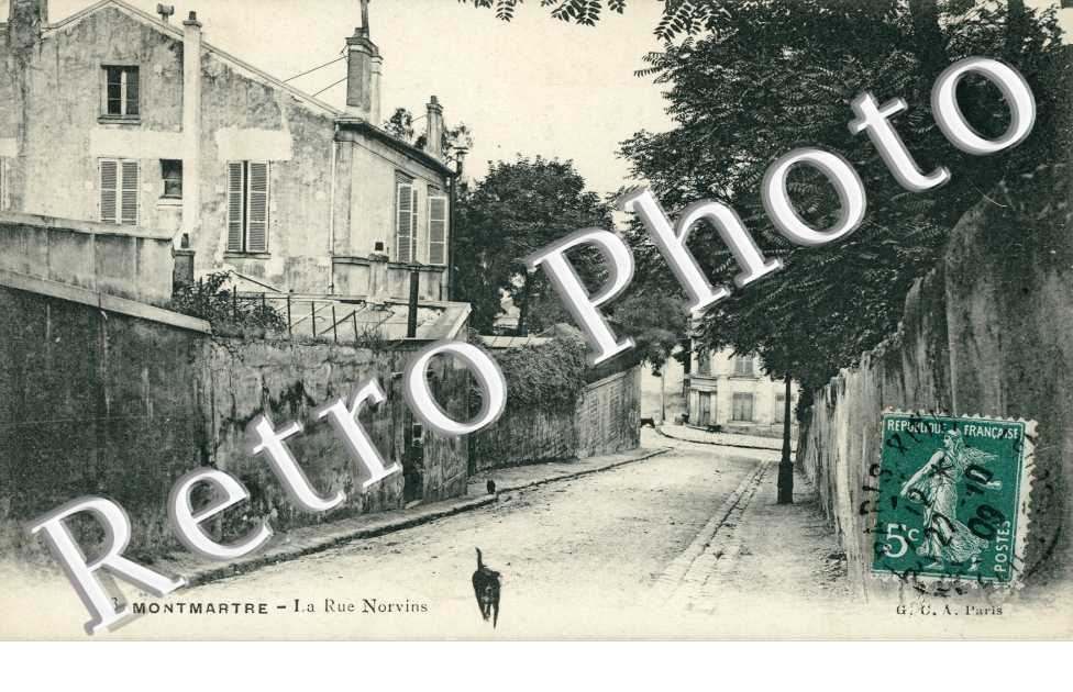 Montmartre, la rue Norvins