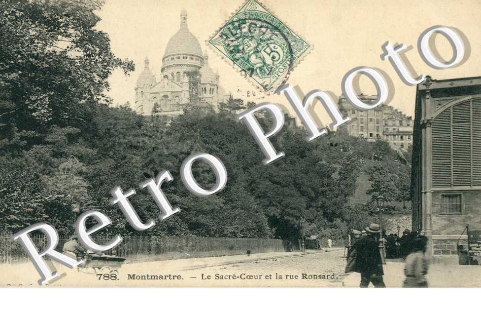 Le Sacre Coeur et la Rue Ronsard