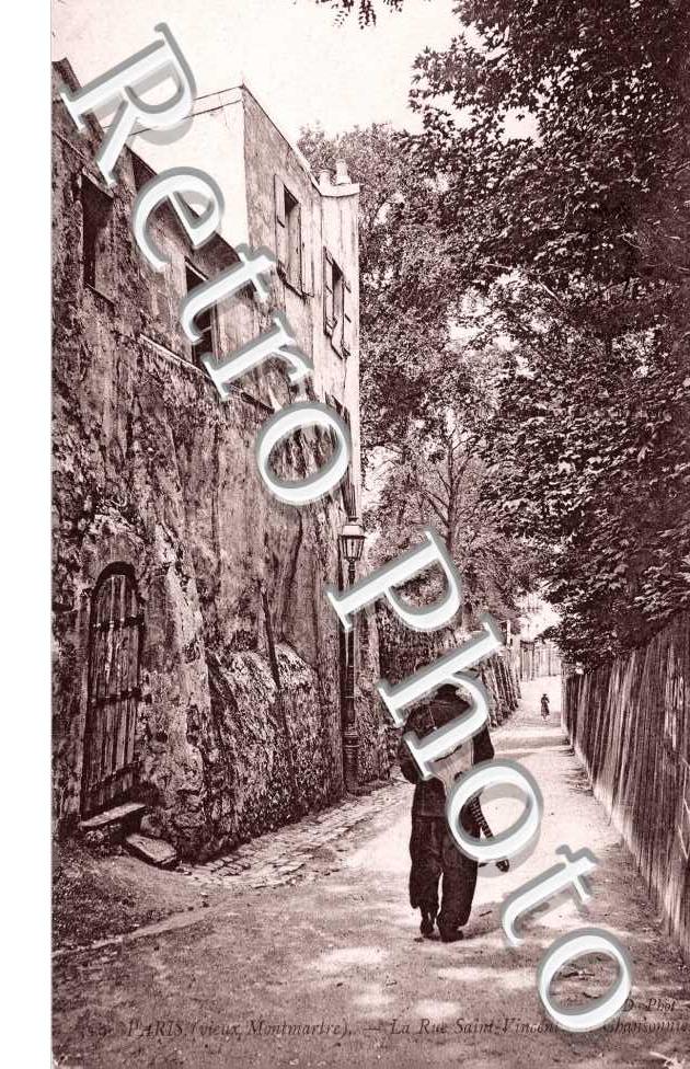 Montmartre, Rue Saint Vincent, un chansonnier