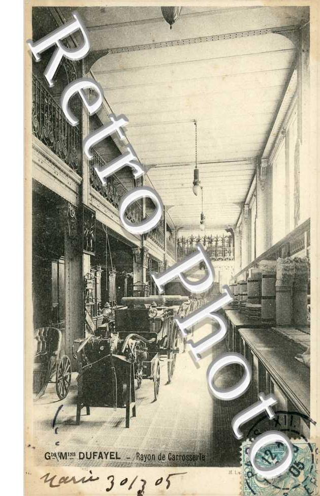 Grands Magasins Dufayel, Rayon de Carrosserie