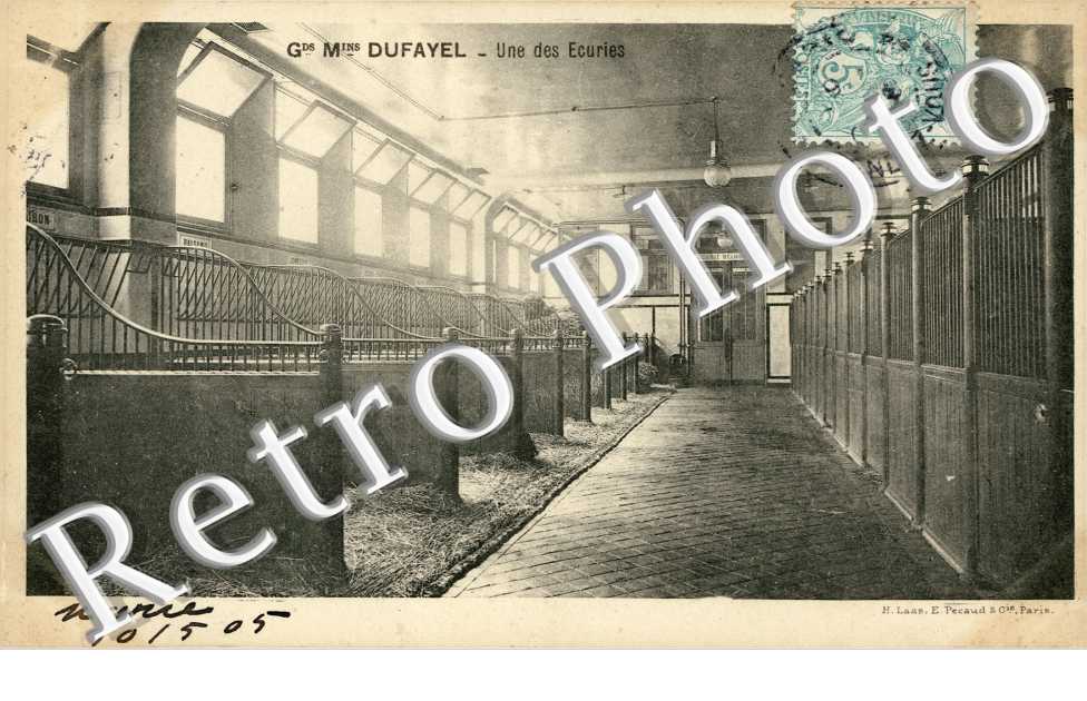 Grands Magasins Dufayel, une des Ecuries