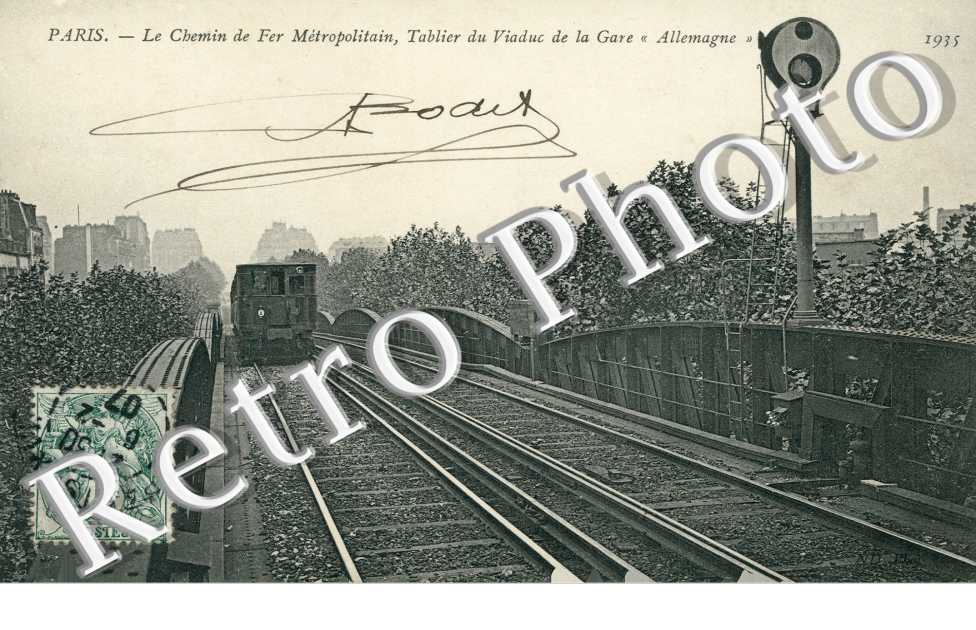 Le Metropolitain, Tablier du Viaduc de la Gare Allemagne
