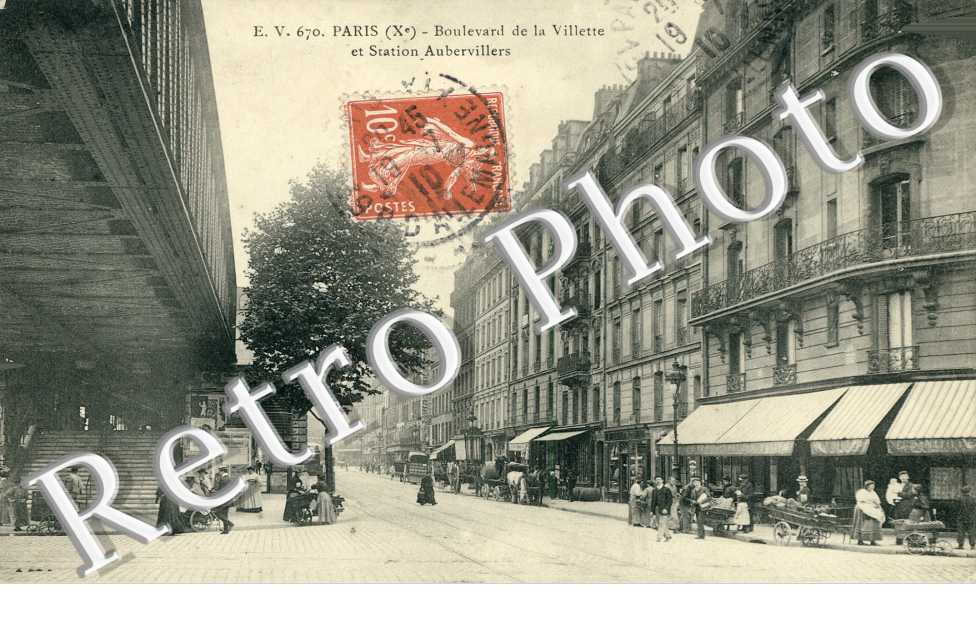 Le Boulevard de la Villette et Rue d&#039;Aubervilliers