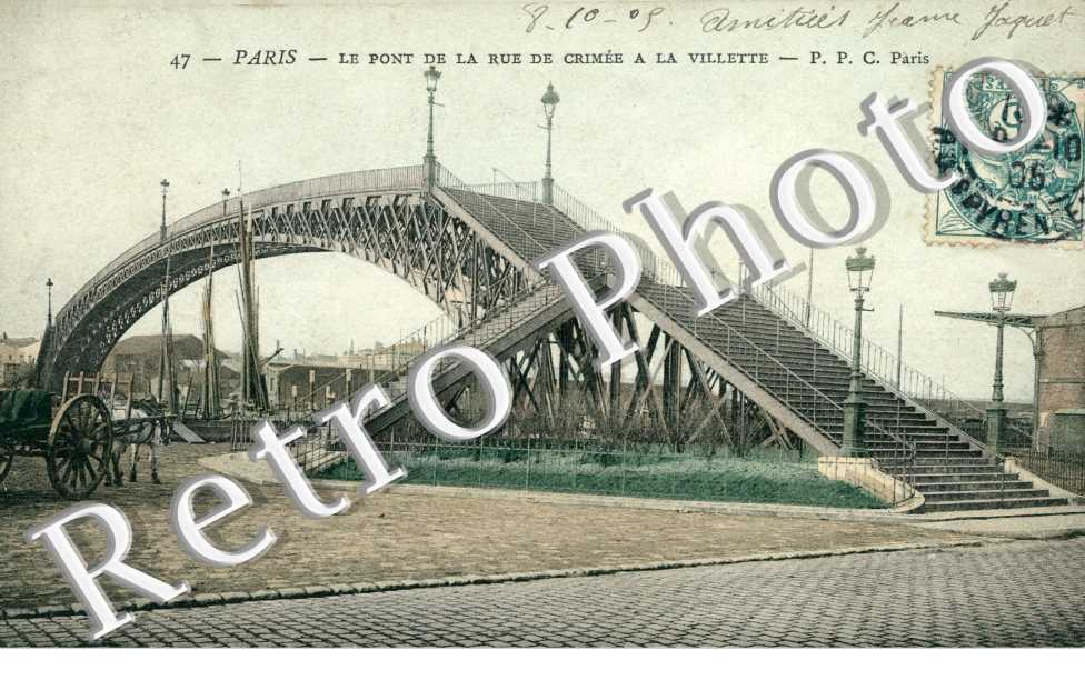 Le Pont de la Rue de Crimee a la Villette