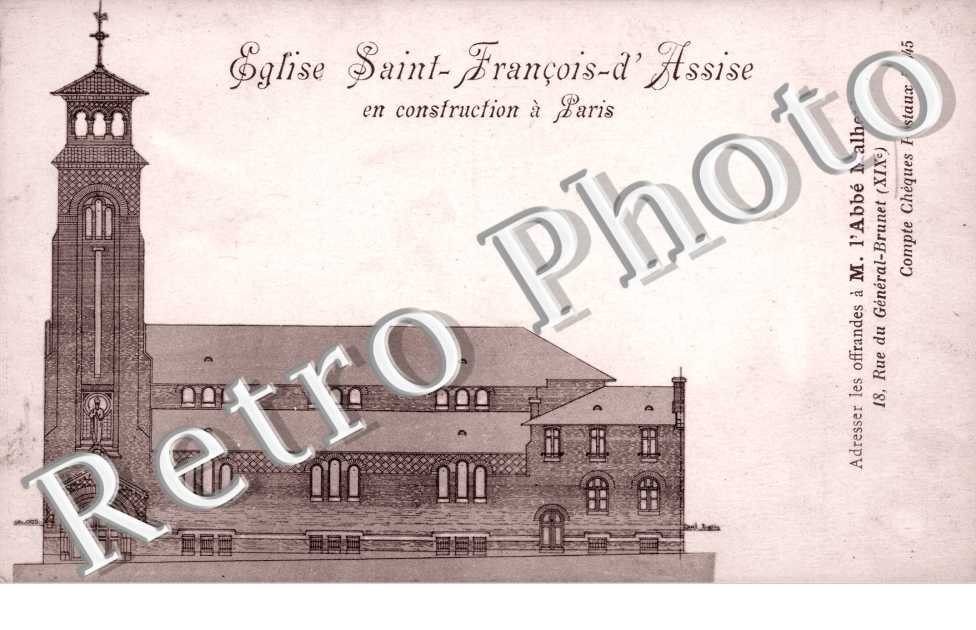 Eglise Saint François d&#039;Assise - En construction à Paris - Adresse des Offrandes...