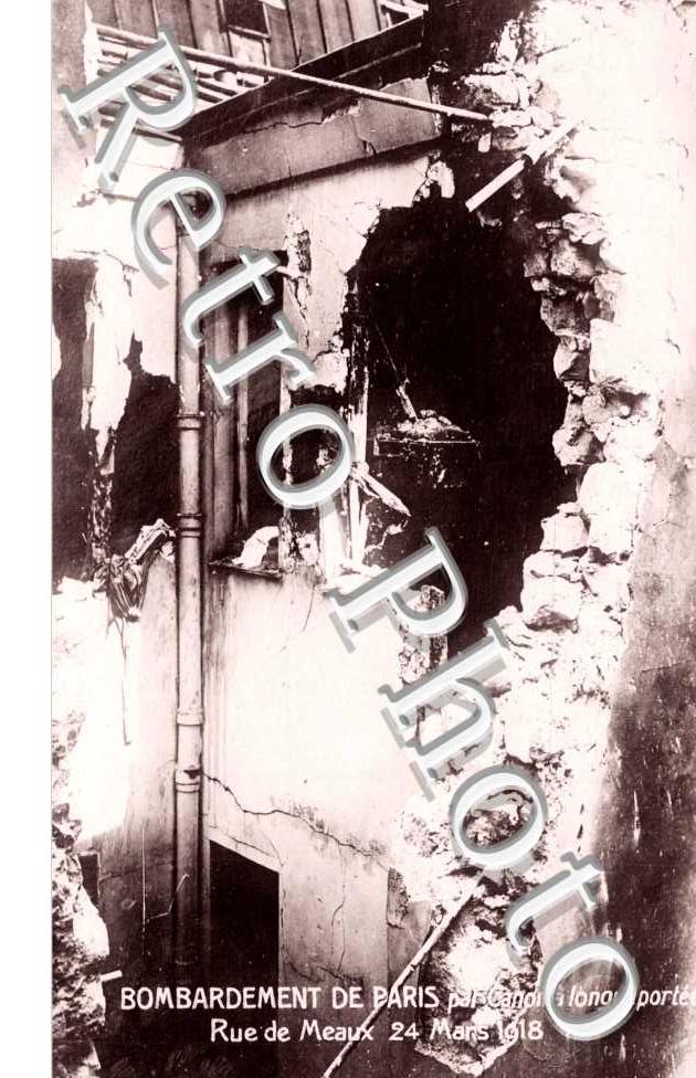 Bombardement de Paris, Rue de Meaux 24 mars 1918