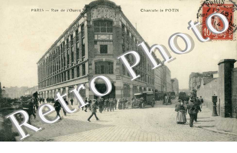 Rue de l&#039;Ourcq, Charcuterie Potin