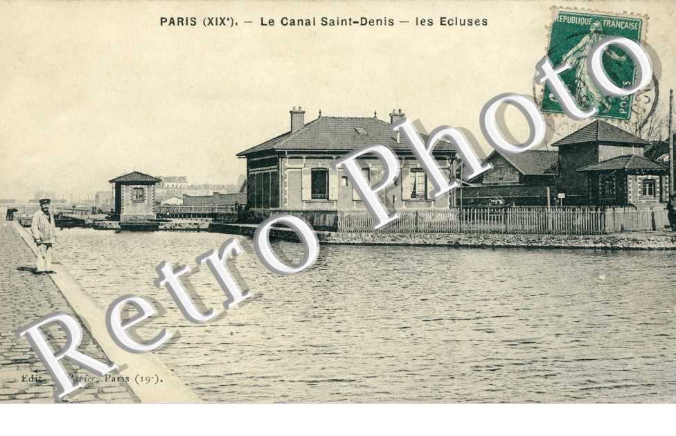 Le Canal Saint Denis, les Ecluses