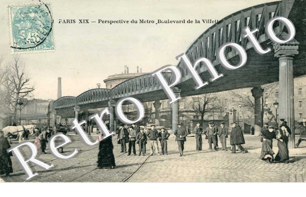 Perspective du Metro, Boulevard de la Villette