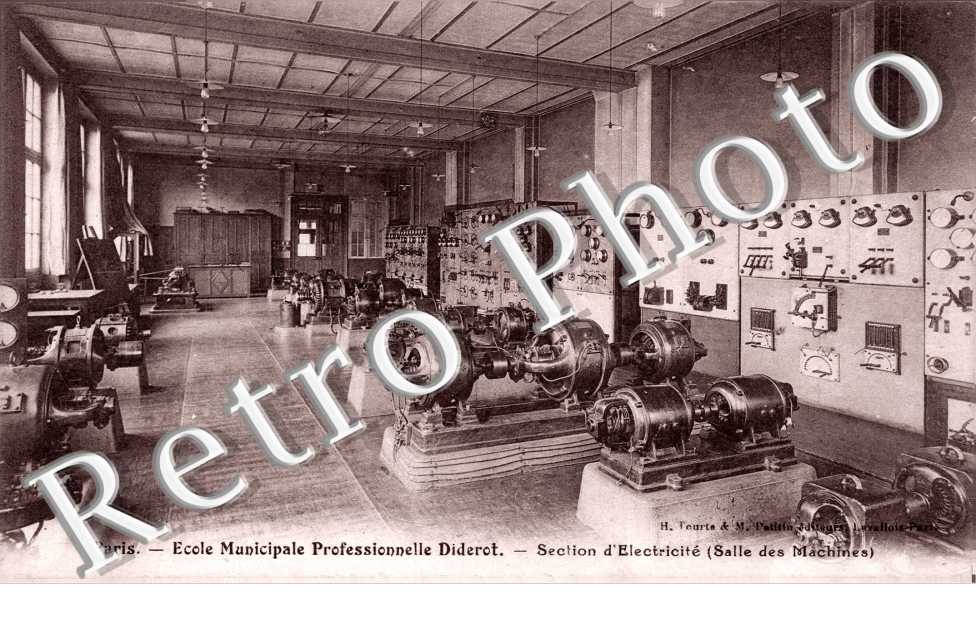 Ecole Municipale Professionnelle Diderot, Section d&#039;electricite