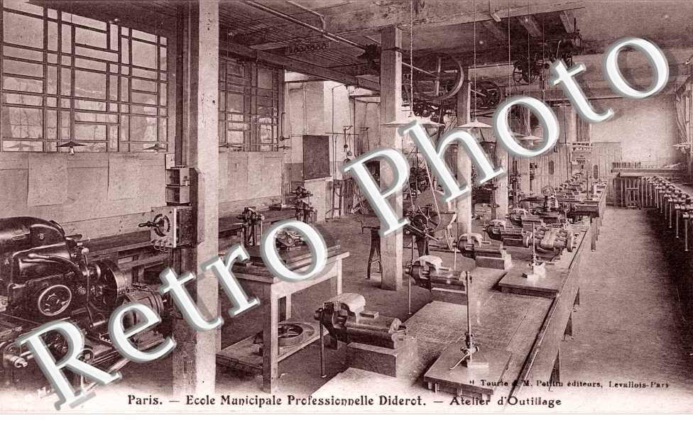 Ecole Municipale Professionnelle Diderot, Atelier d&#039;Outillage